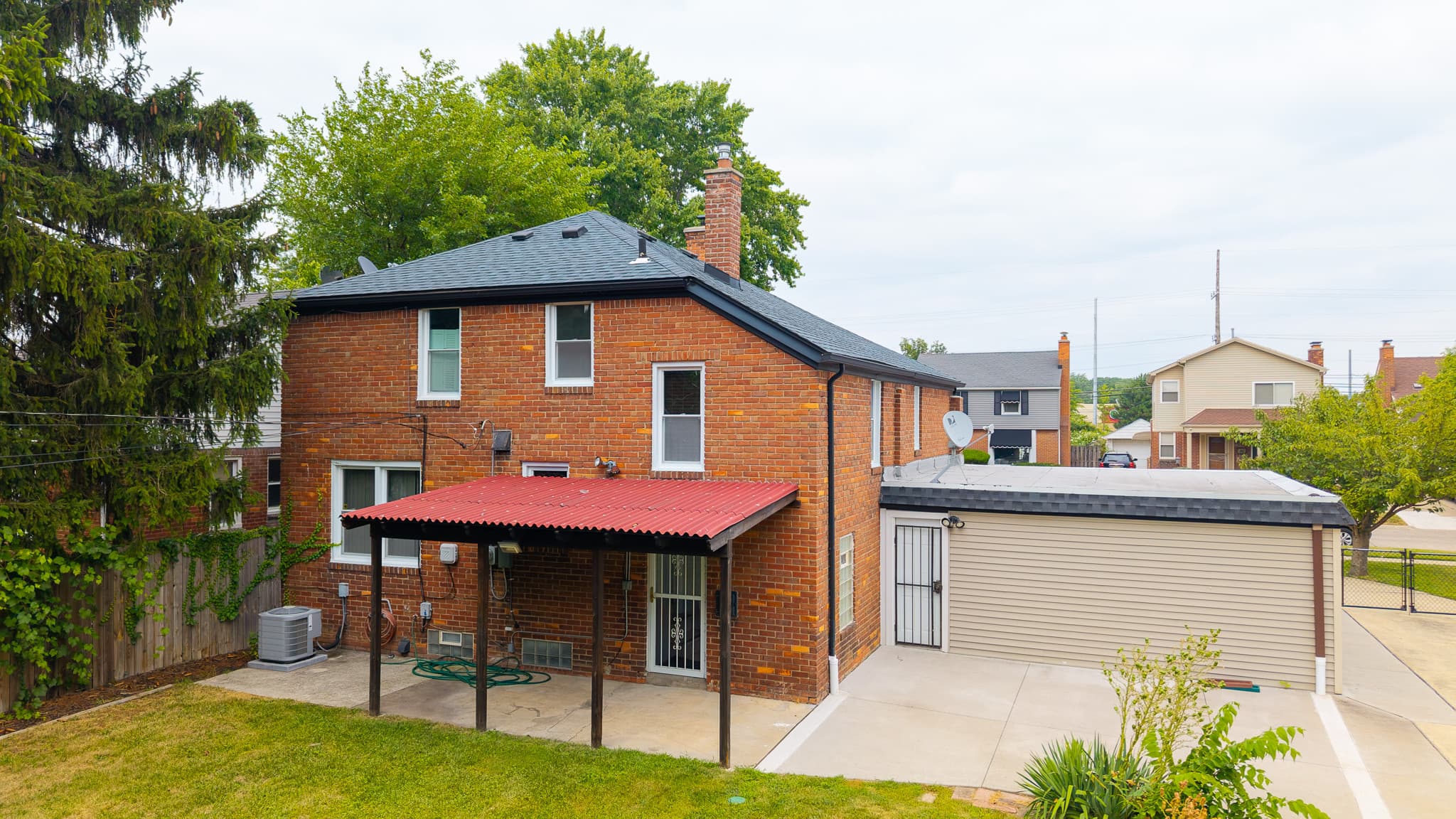 Back exterior — real estate photography by Hola Media